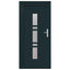 Hoveddør Antracit 98 x 200 cm PVC