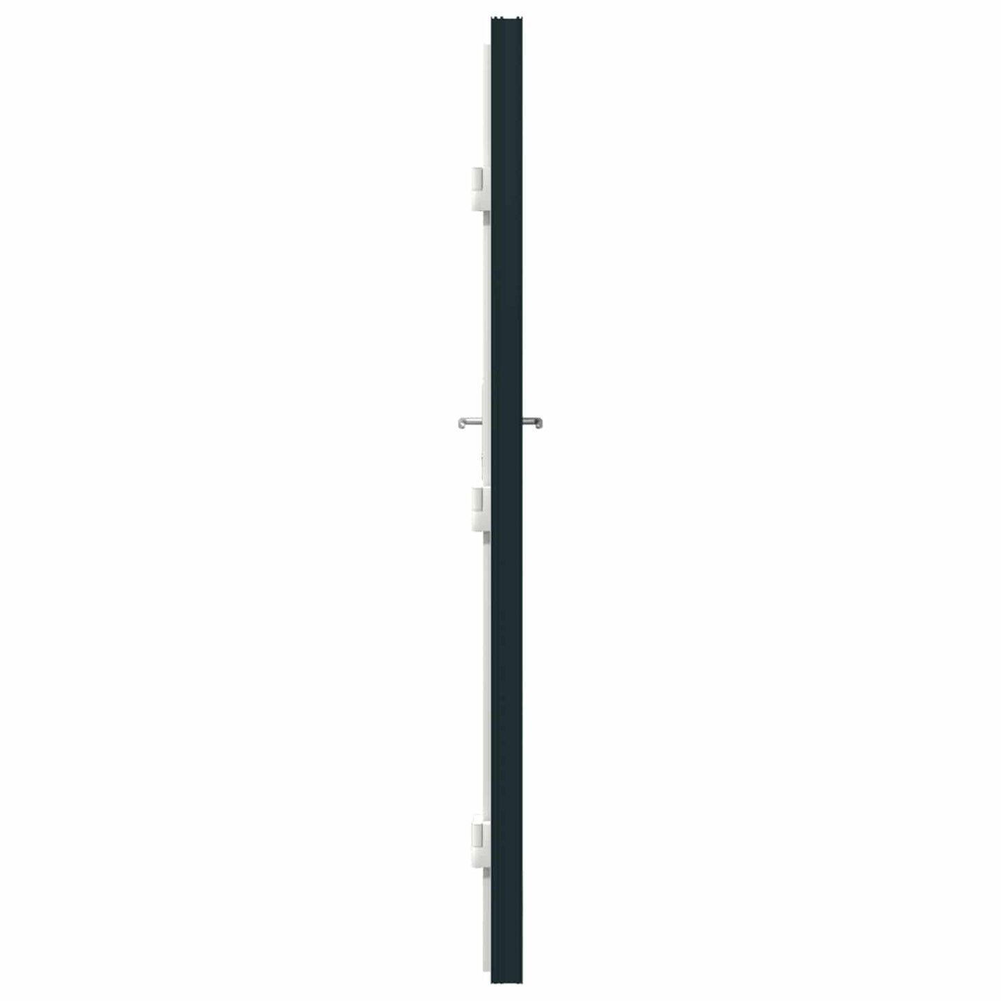 Hoveddør Antracit 98 x 208 cm PVC