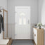 Hoveddør Antracit 88 x 200 cm PVC