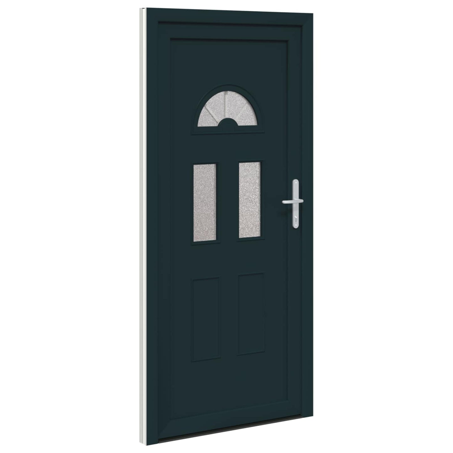 Hoveddør Antracit 88 x 200 cm PVC