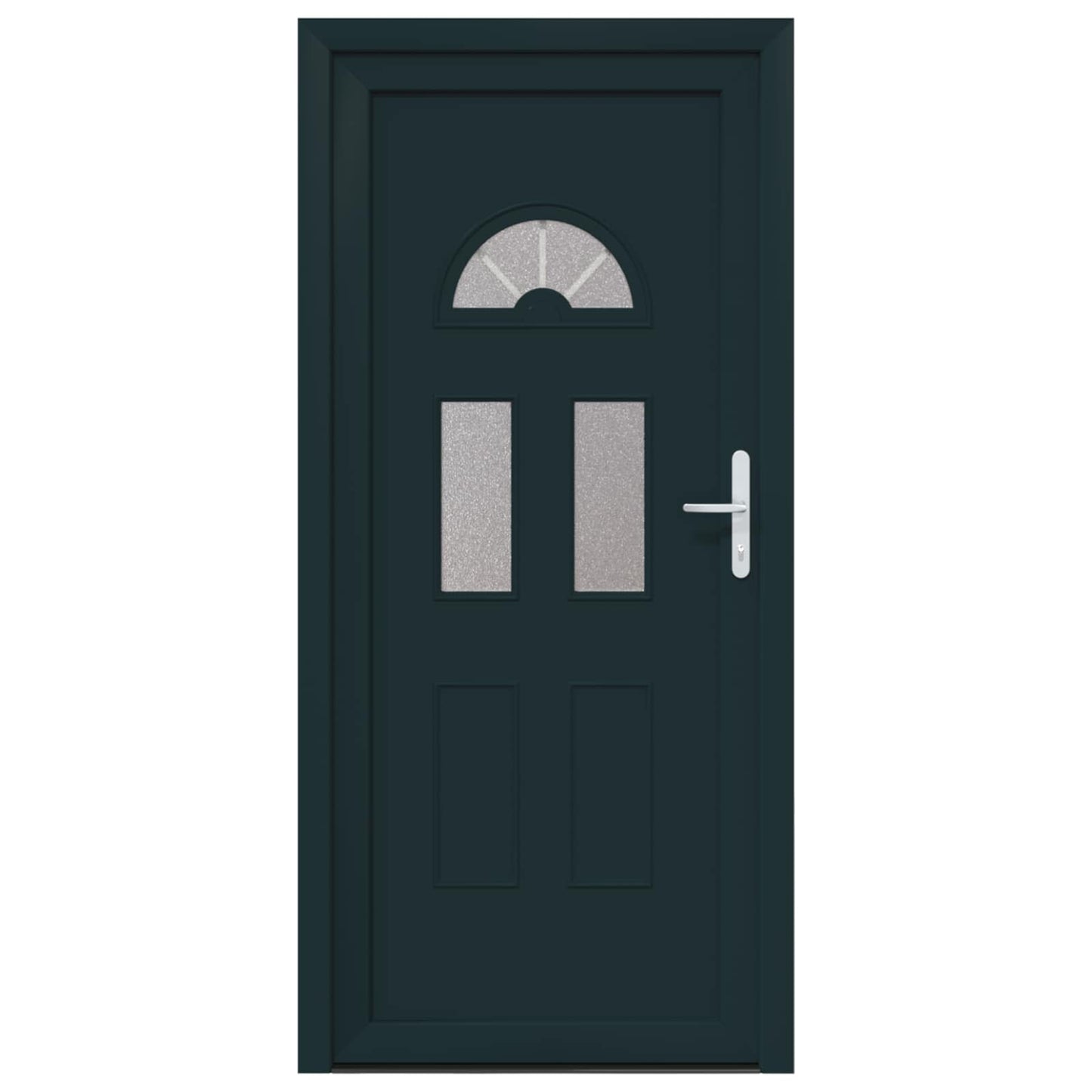 Hoveddør Antracit 88 x 200 cm PVC