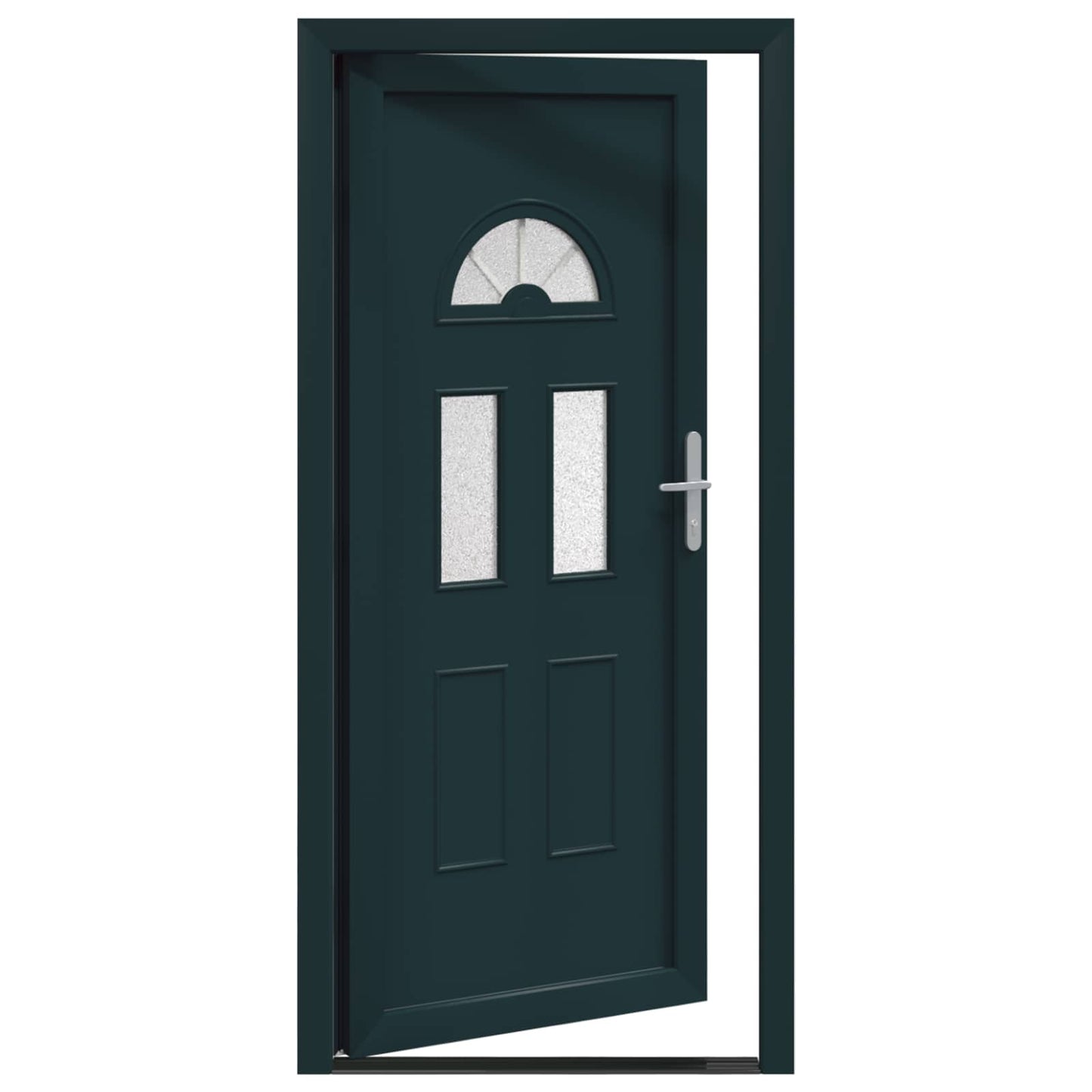 Hoveddør Antracit 98 x 208 cm PVC