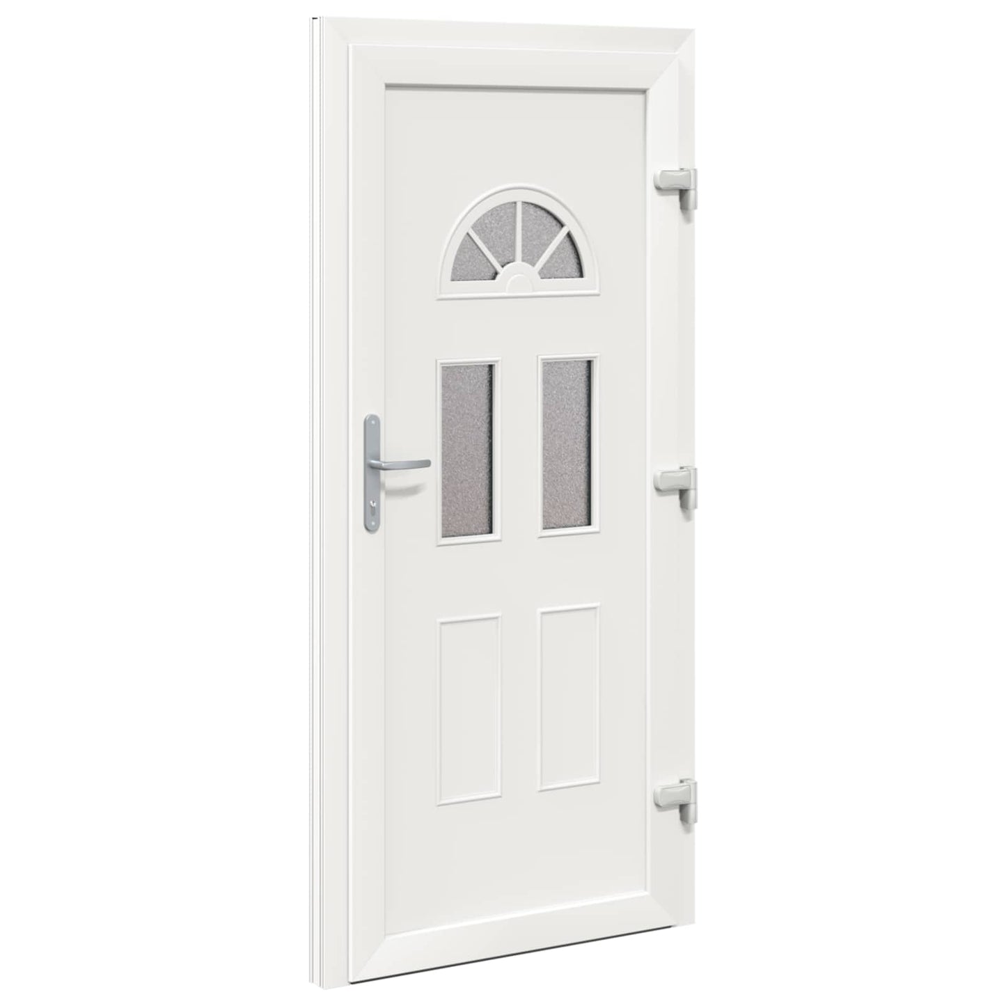 Hoveddør Antracit 98 x 208 cm PVC