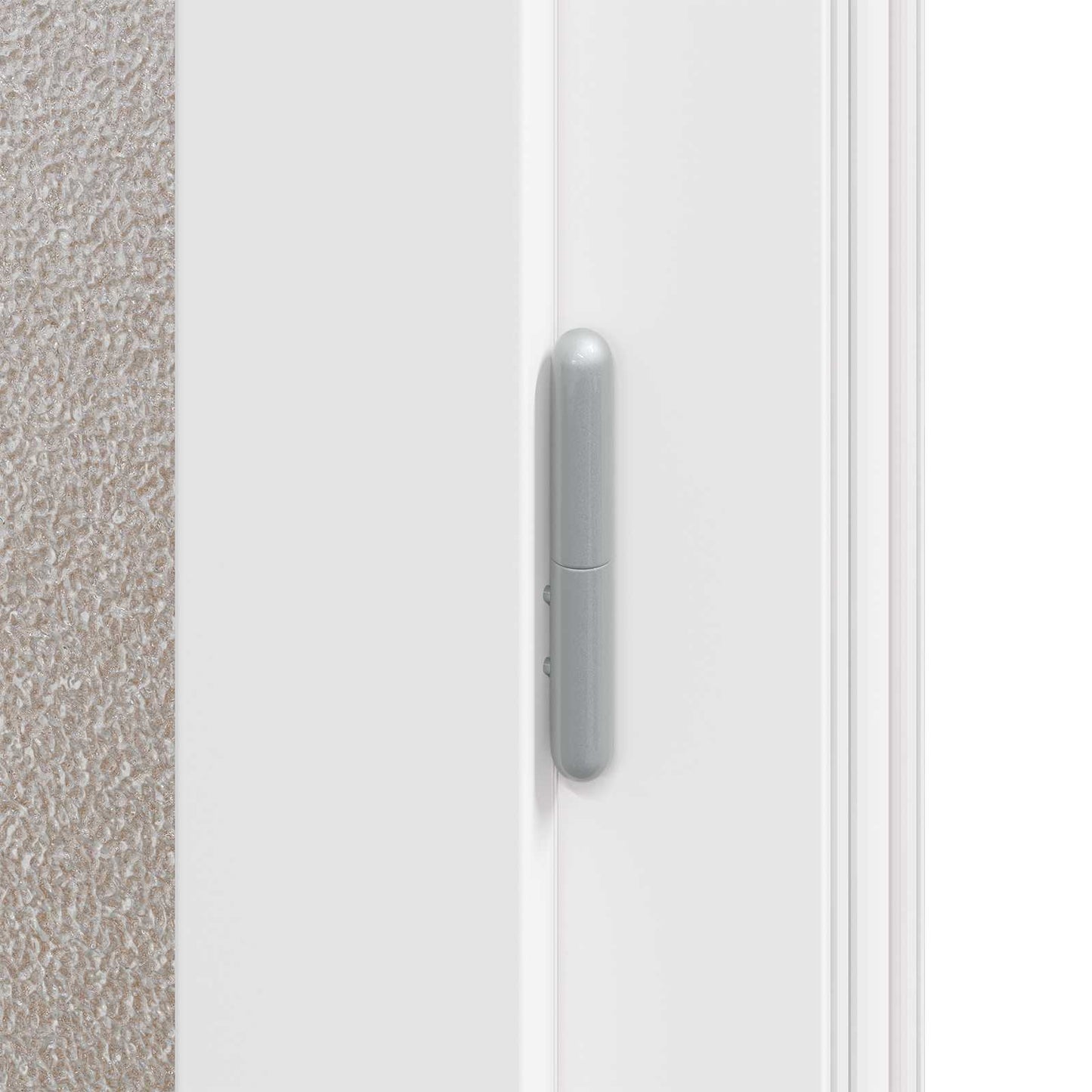 Sideskabsdør Antracit 98 x 198 cm PVC