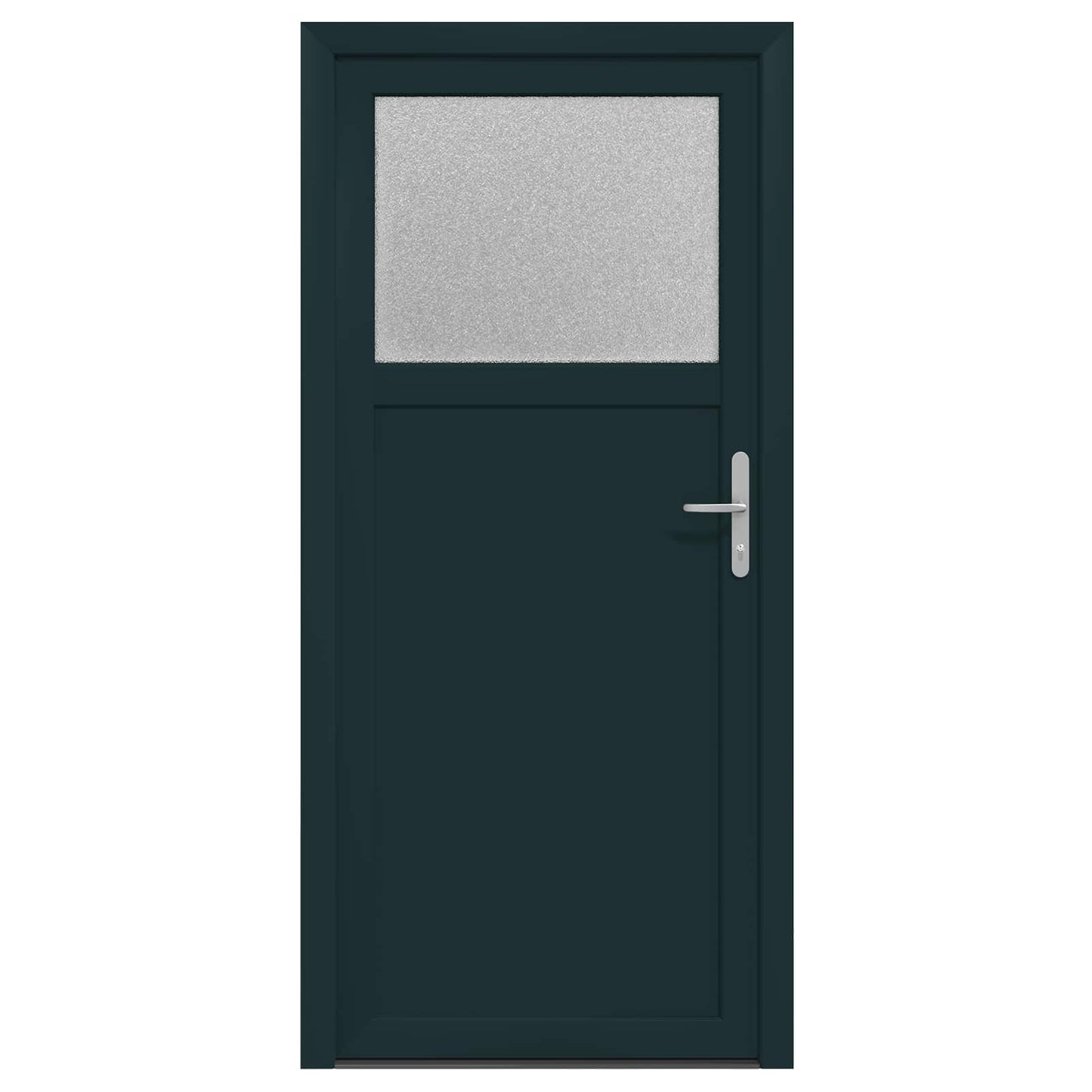 Sideskabsdør Antracit 98 x 198 cm PVC