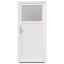Sideskabsdør Hvid 98 x 198 cm PVC