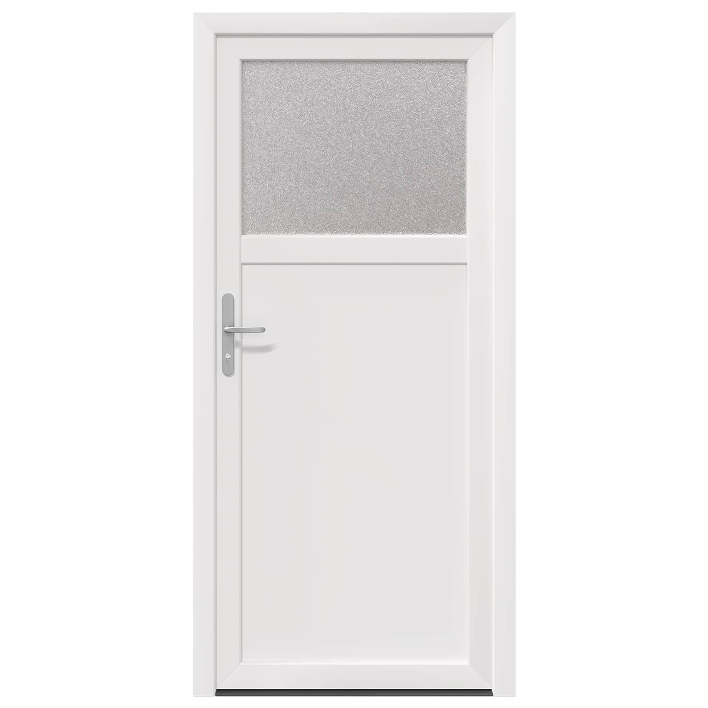 Sideskabsdør Hvid 98 x 198 cm PVC