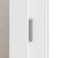 Sideskabsdør Hvid 98 x 198 cm PVC