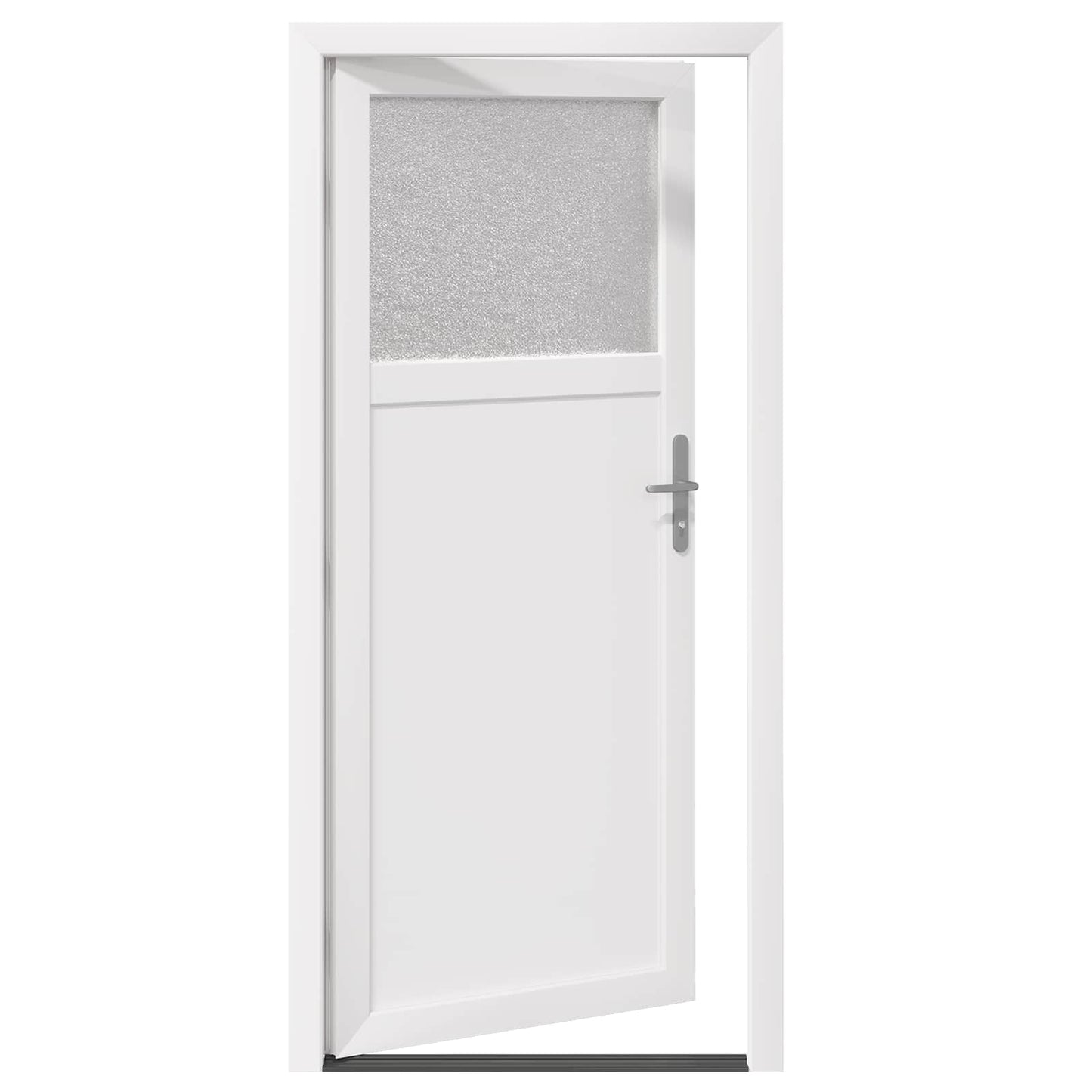 Sideskabsdør Hvid 98 x 198 cm PVC