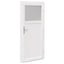 Sideskabsdør Hvid 98 x 198 cm PVC