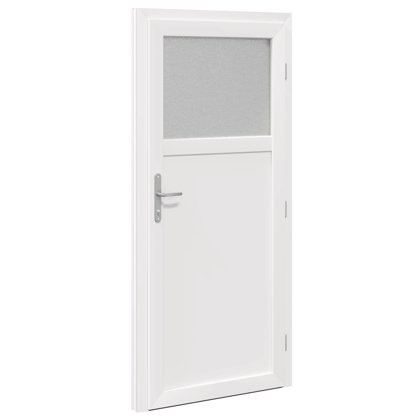 Sideskabsdør Hvid 98 x 198 cm PVC