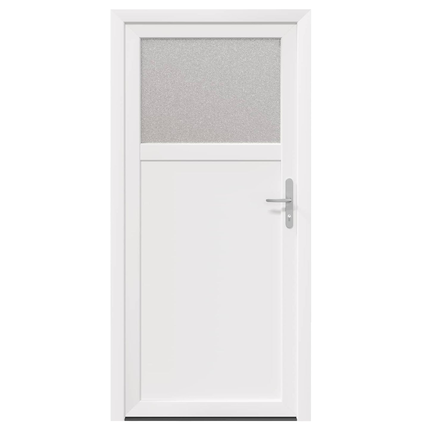 Sideskabsdør Hvid 88 x 198 cm PVC