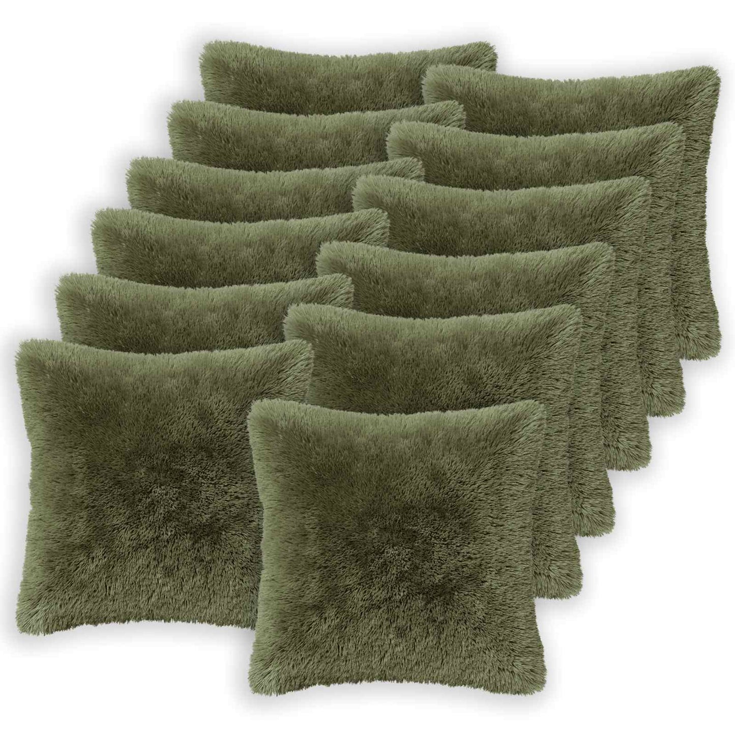 Pude med pude HEERLEN 6 stk. Grøn PV Fleece