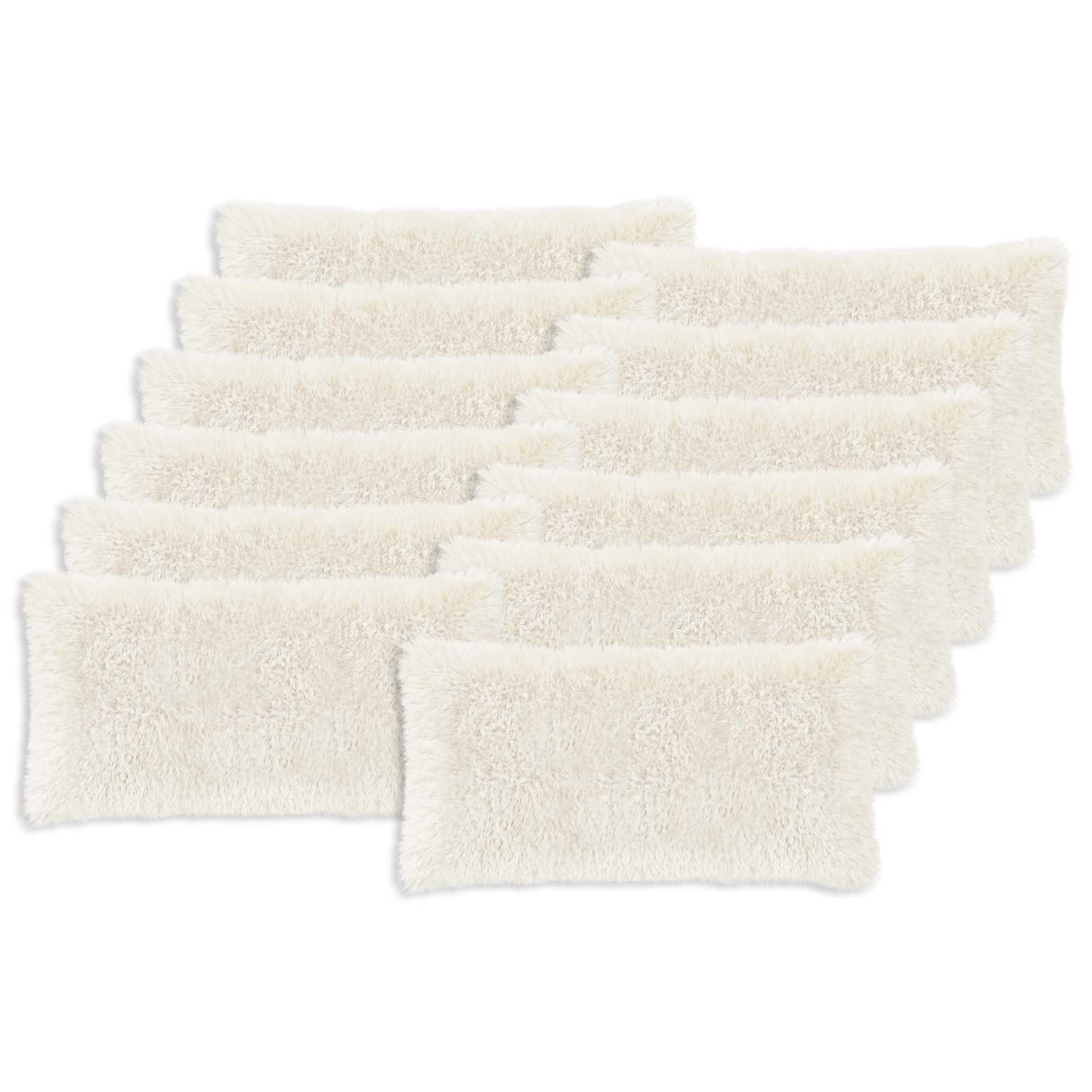 Pude med pude HEERLEN 2 stk. Hvid PV Fleece