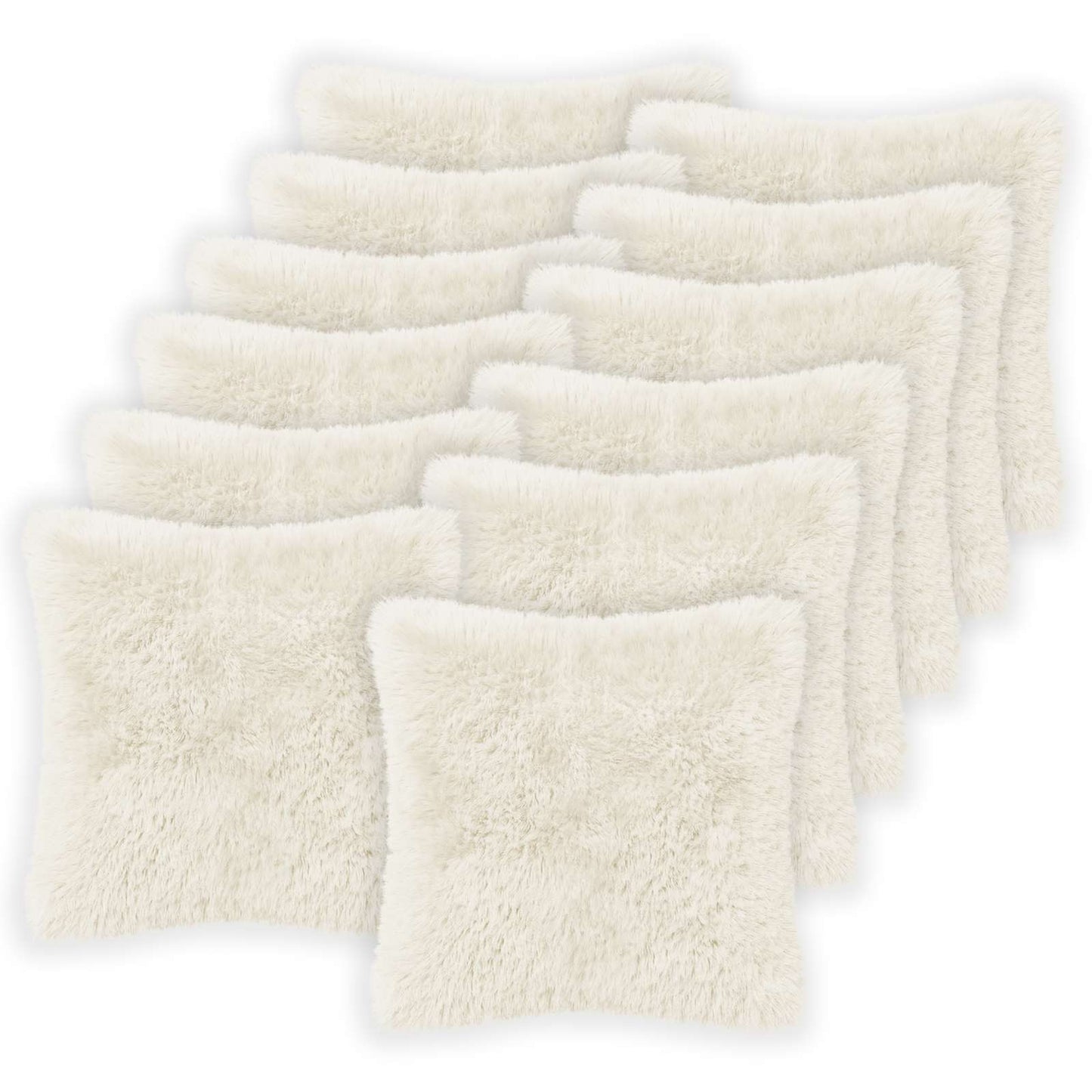 Pude med pude HEERLEN 2 stk. Hvid PV Fleece