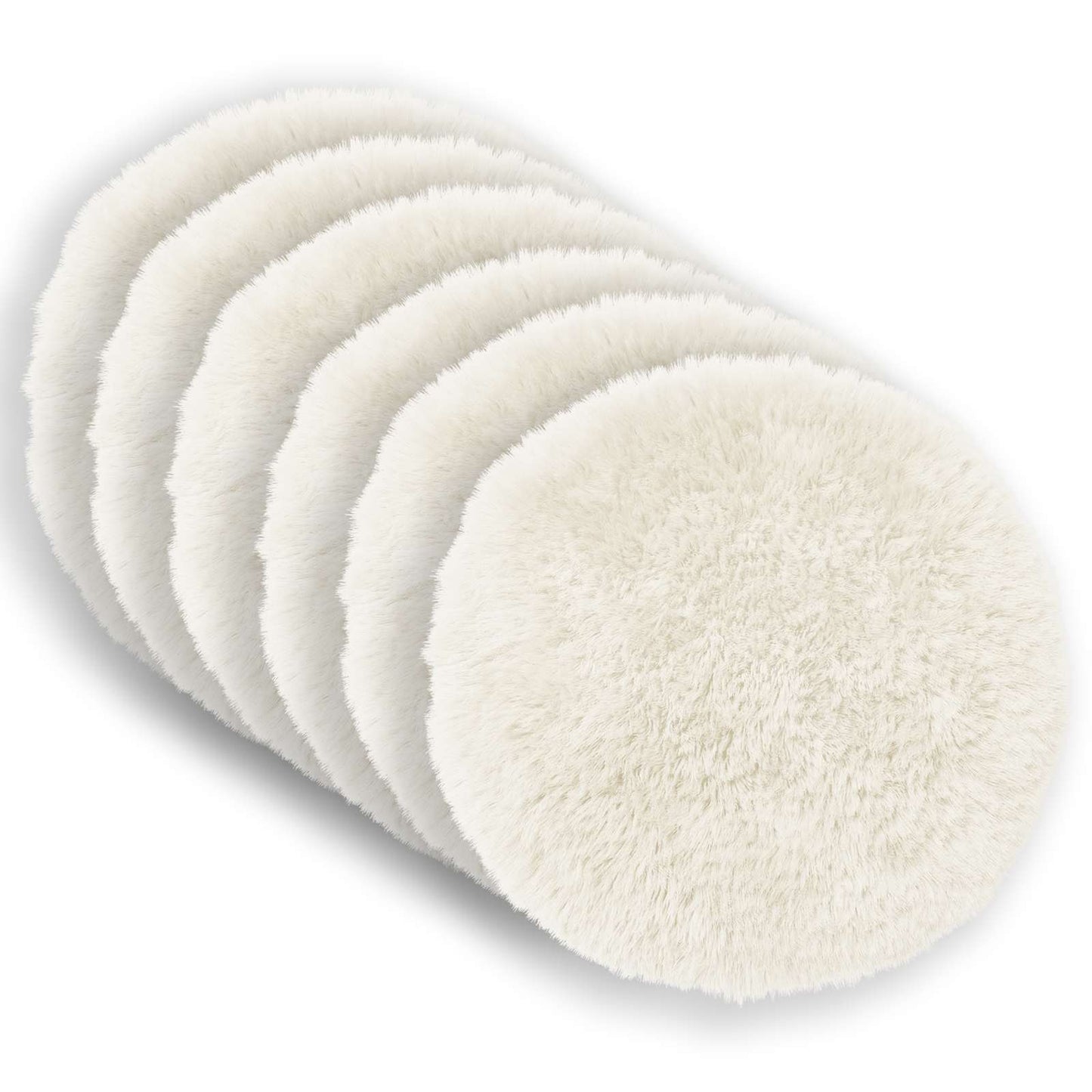 Pude med pude HEERLEN 2 stk. Hvid PV Fleece
