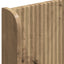 Sengestel med opbevaring og hovedgærde Artisan Oak 90 x 200 cm