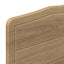 Bed Frame with Storage and Headboard Artisan Oak 140 x 190 cm