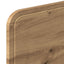 Bed Frame with Storage and Headboard Artisan Oak 180 x 200 cm