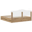 Bed Frame with Storage and Headboard Artisan Oak 180 x 200 cm