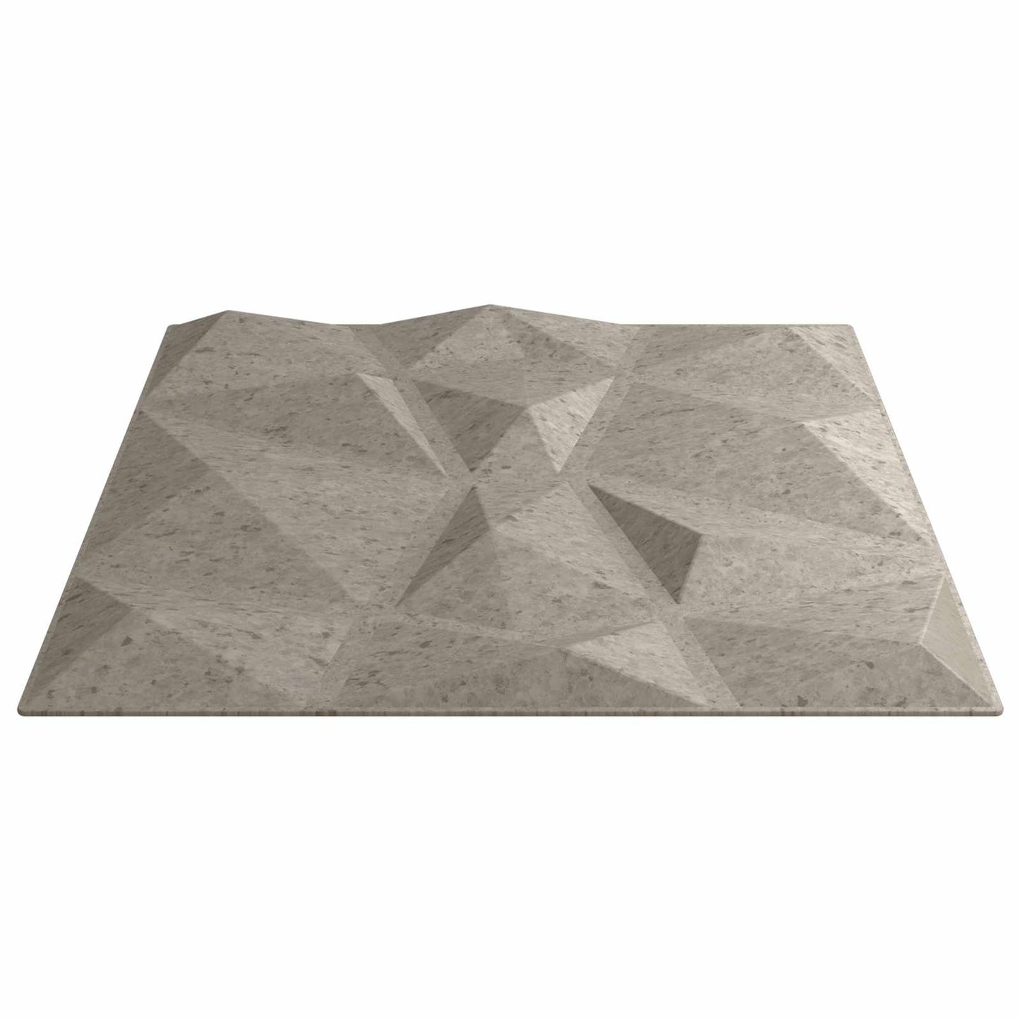 Vægpaneler 24 pcs Betongrå 50 x 50 cm XPS Skum