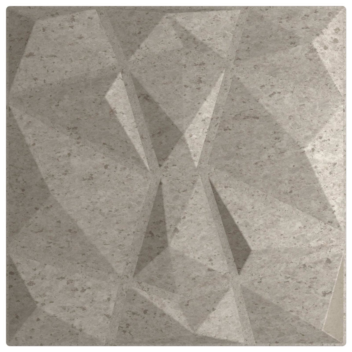 Vægpaneler 24 pcs Betongrå 50 x 50 cm XPS Skum