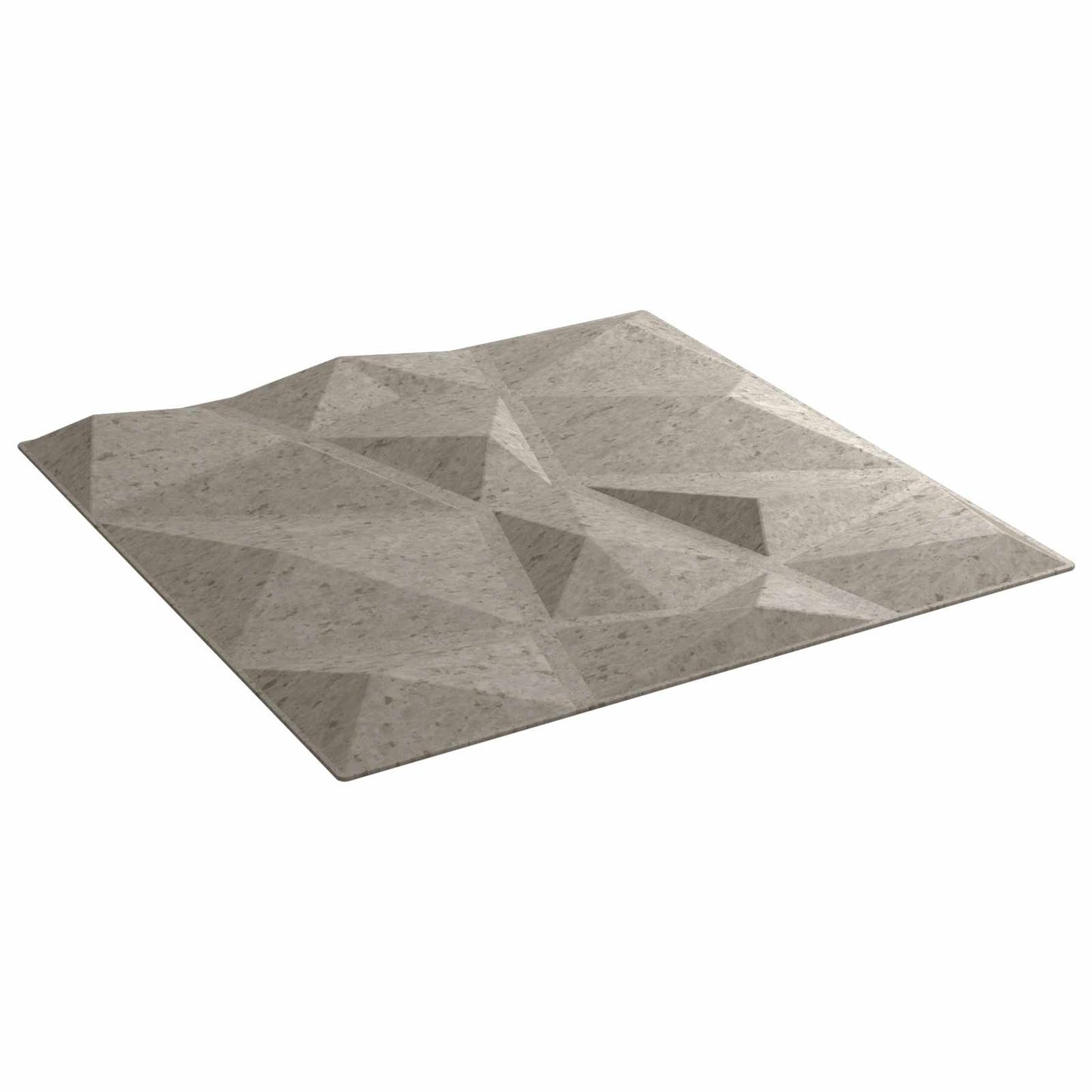 Vægpaneler 48 pcs Betongrå 50 x 50 cm XPS Skum