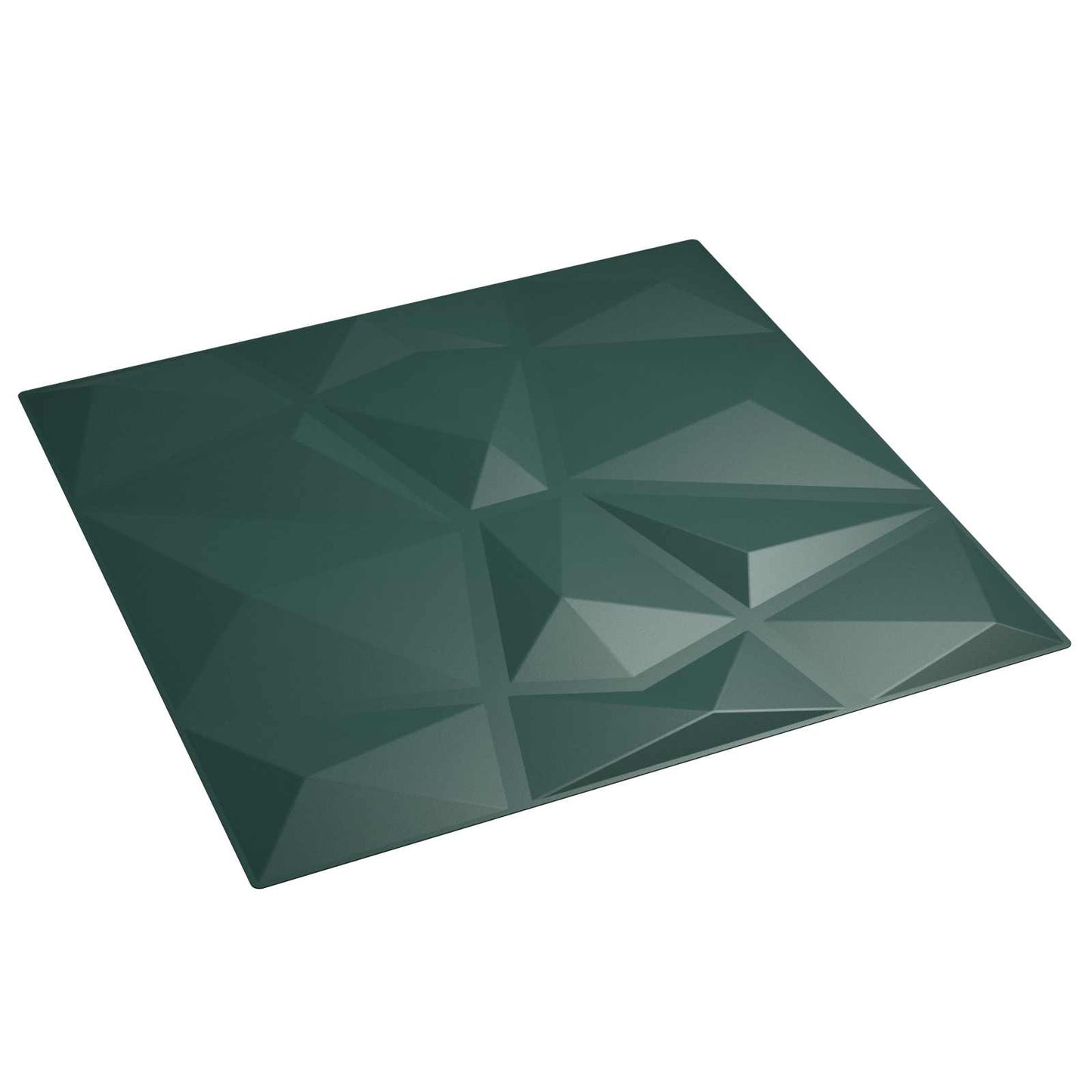 Vægpaneler 48 pcs Grøn 50 x 50 cm XPS Skum