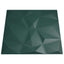 Vægpaneler 48 pcs Grøn 50 x 50 cm XPS Skum