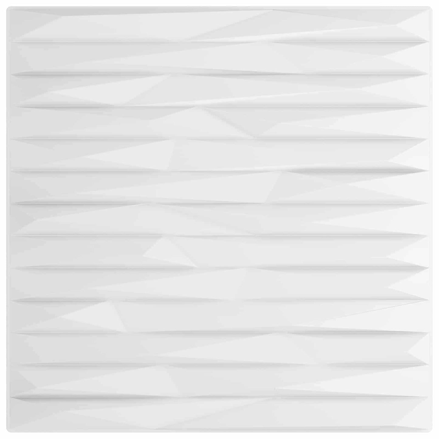 Vægpaneler 48 pcs Hvid Sten 50 x 50 cm XPS Skum
