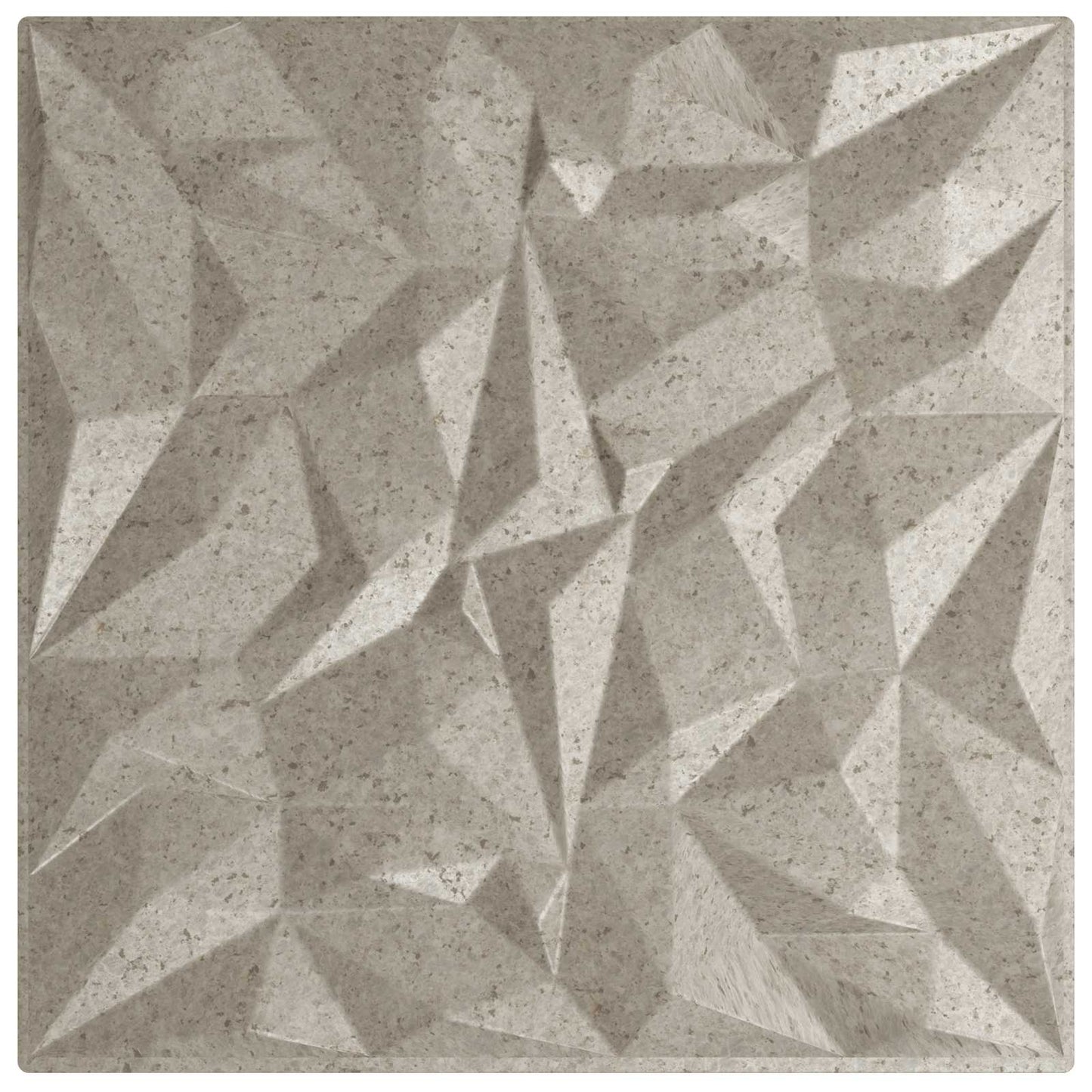 Vægpaneler 24 pcs Amethyst Beton 50 x 50 cm XPS Skum