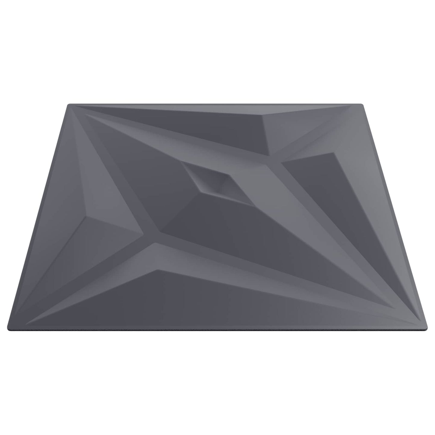 Vægpaneler Stjerne 24 pcs Star Grå 50 x 50 cm XPS Skum