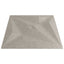 Vægpaneler Stjerne 12 pcs Star Beton 50 x 50 cm XPS Skum