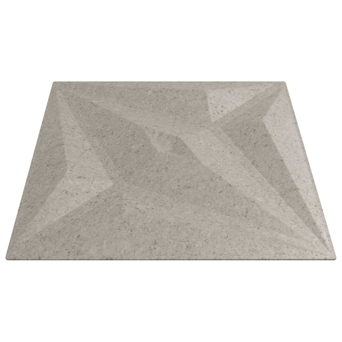 Vægpaneler Stjerne 12 pcs Star Beton 50 x 50 cm XPS Skum