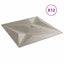Vægpaneler Stjerne 12 pcs Star Beton 50 x 50 cm XPS Skum