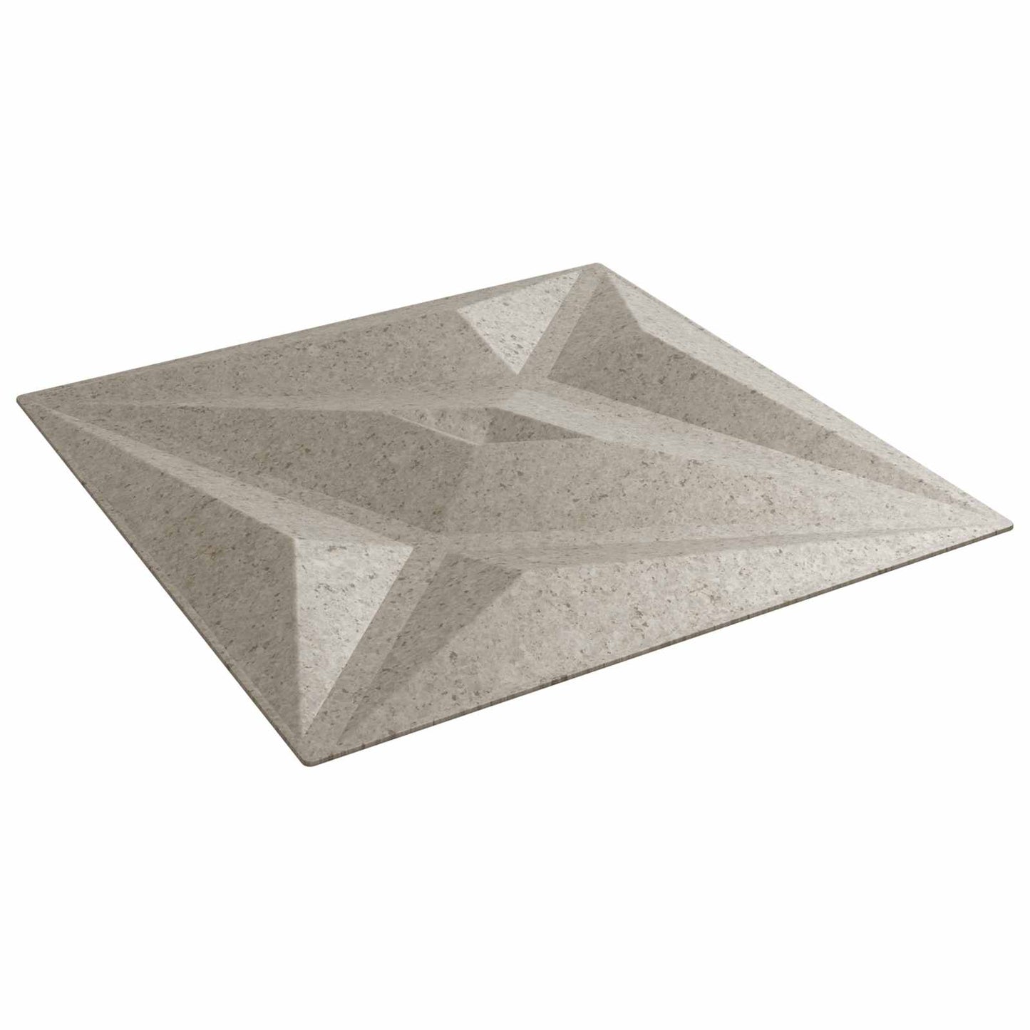 Vægpaneler Stjerne 24 pcs Star Beton 50 x 50 cm XPS Skum