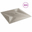 Vægpaneler Stjerne 24 pcs Star Beton 50 x 50 cm XPS Skum