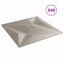 Vægpaneler Stjerne 48 pcs Star Beton 50 x 50 cm XPS Skum