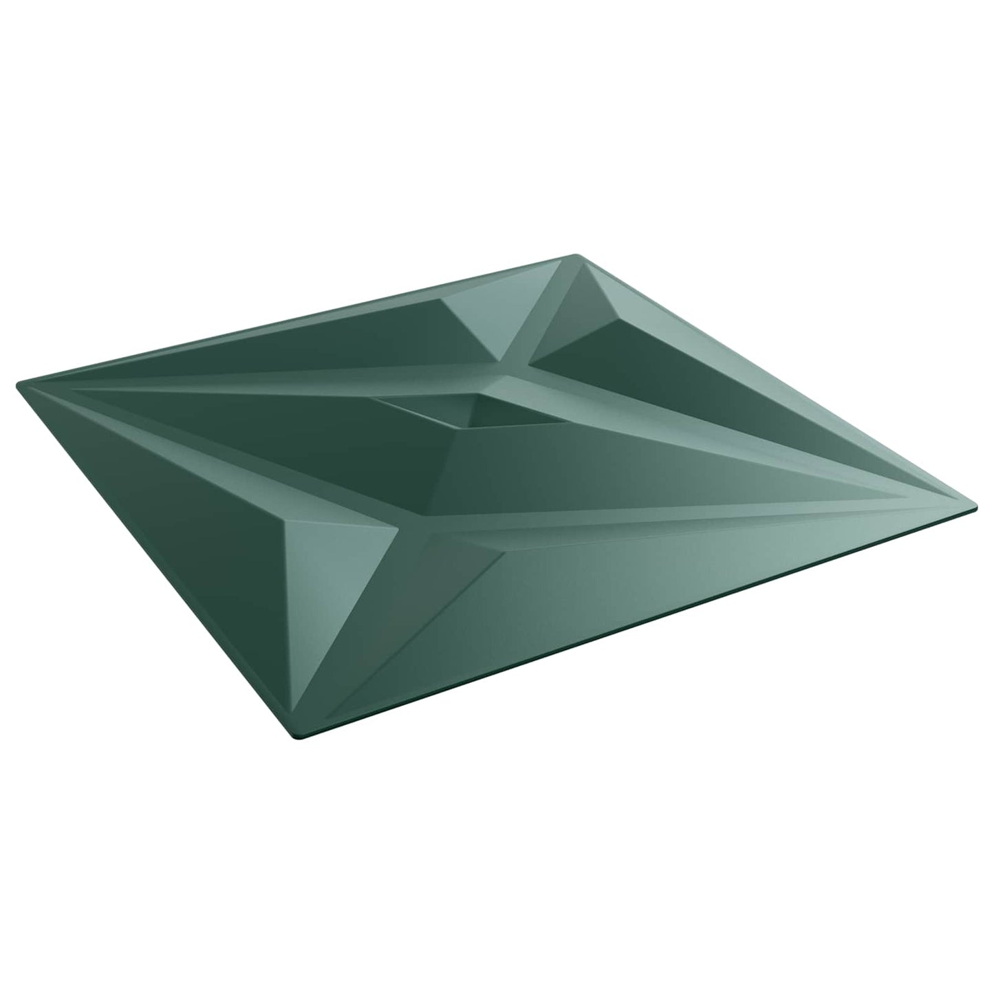 Vægpaneler Stjerne 12 pcs Star Grøn 50 x 50 cm XPS Skum