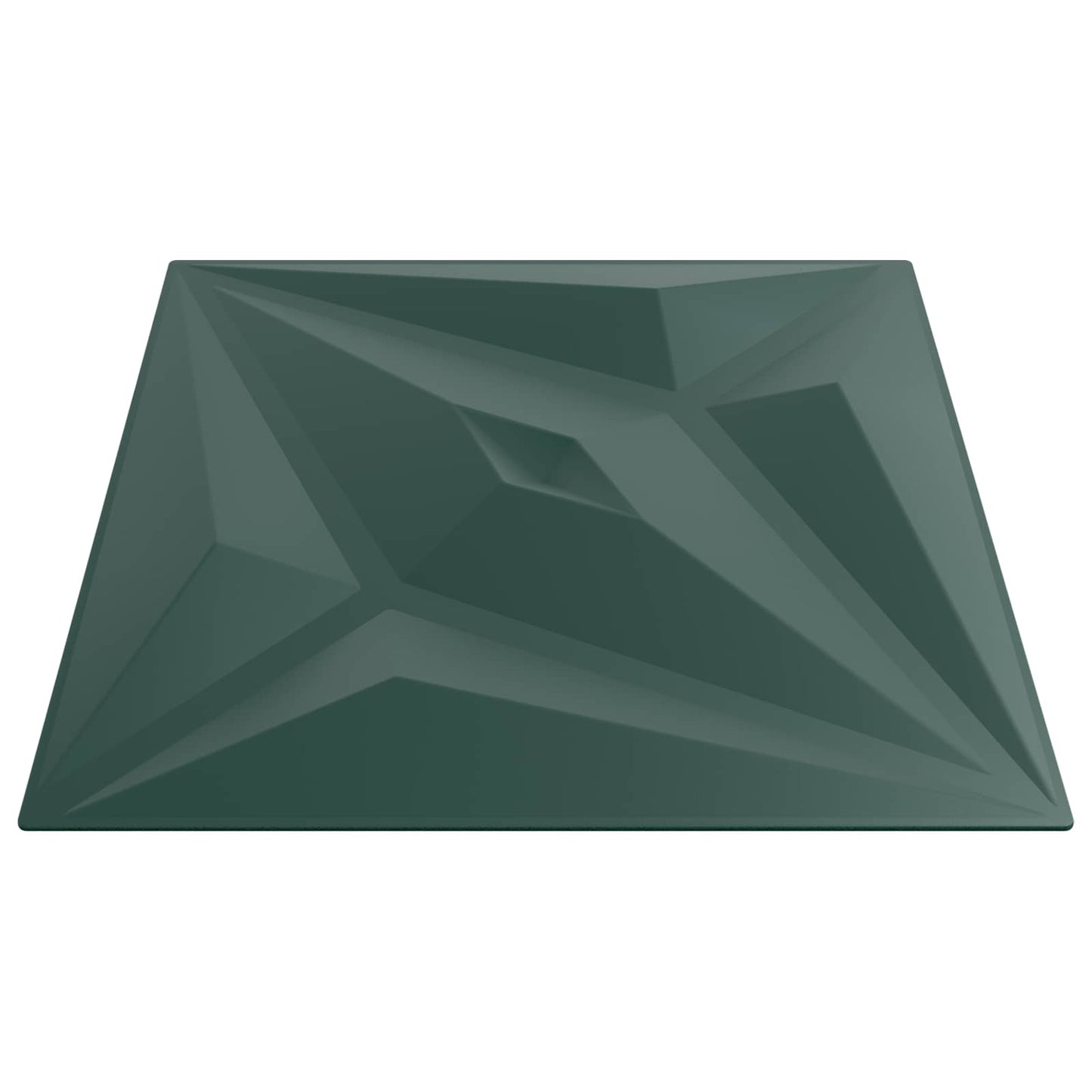 Vægpaneler Stjerne 12 pcs Star Grøn 50 x 50 cm XPS Skum