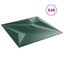 Vægpaneler Stjerne 48 pcs Star Grøn 50 x 50 cm XPS Skum