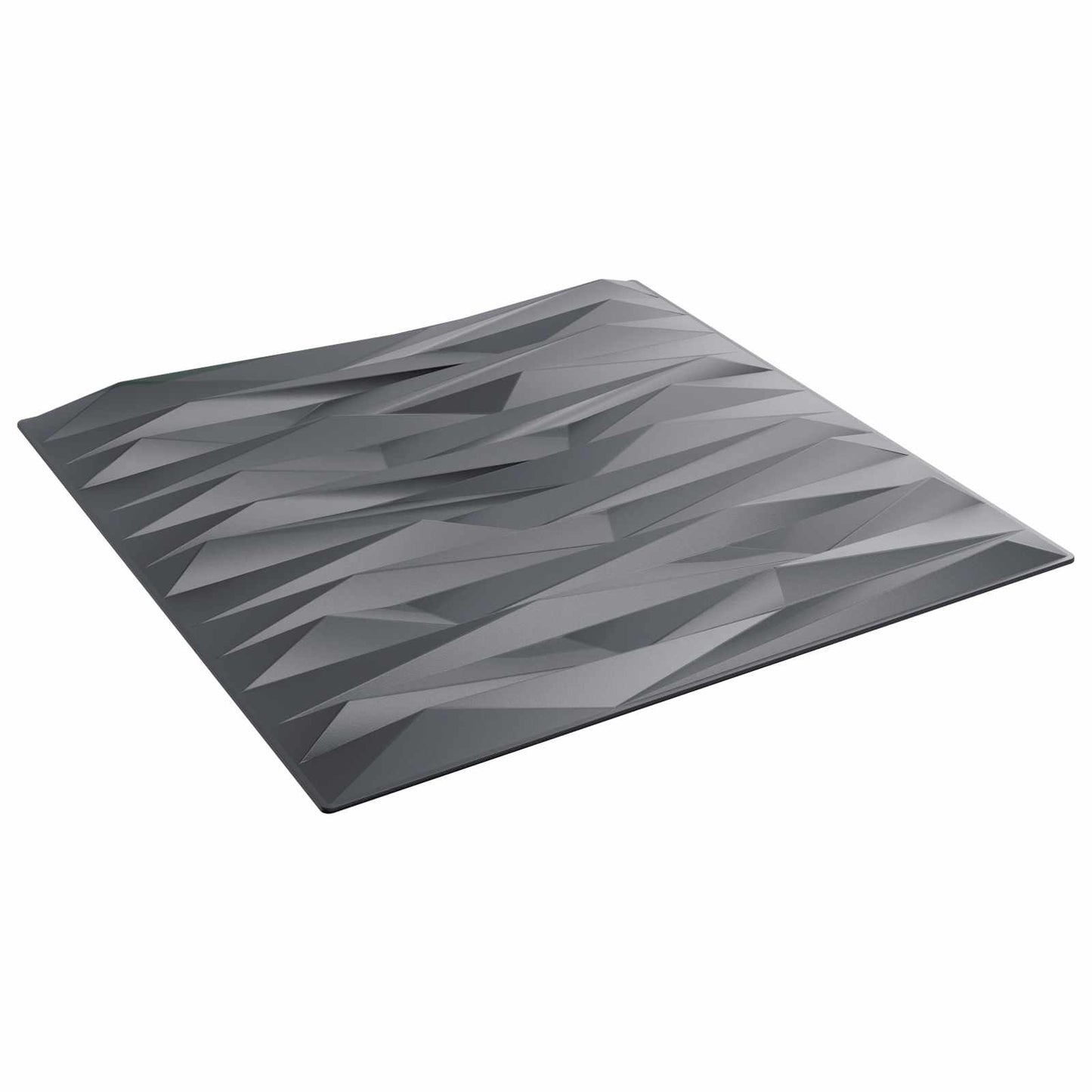 Vægpaneler 12 pcs Sten grå 50 x 50 cm XPS Skum
