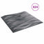 Vægpaneler 24 pcs Sten grå 50 x 50 cm XPS Skum