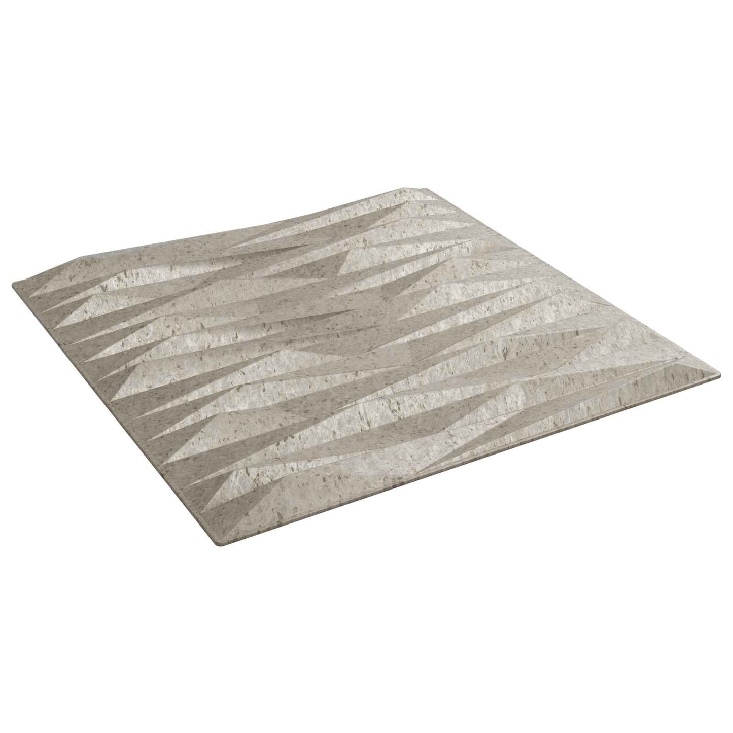 Vægpaneler 48 pcs Stone Beton 50 x 50 cm XPS Skum