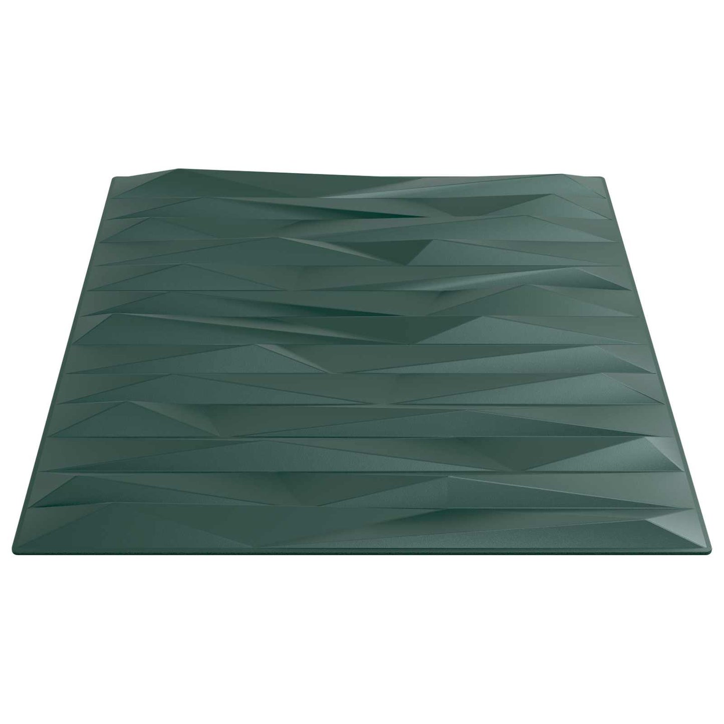 Vægpaneler 12 pcs Stone Grøn 50 x 50 cm XPS Skum