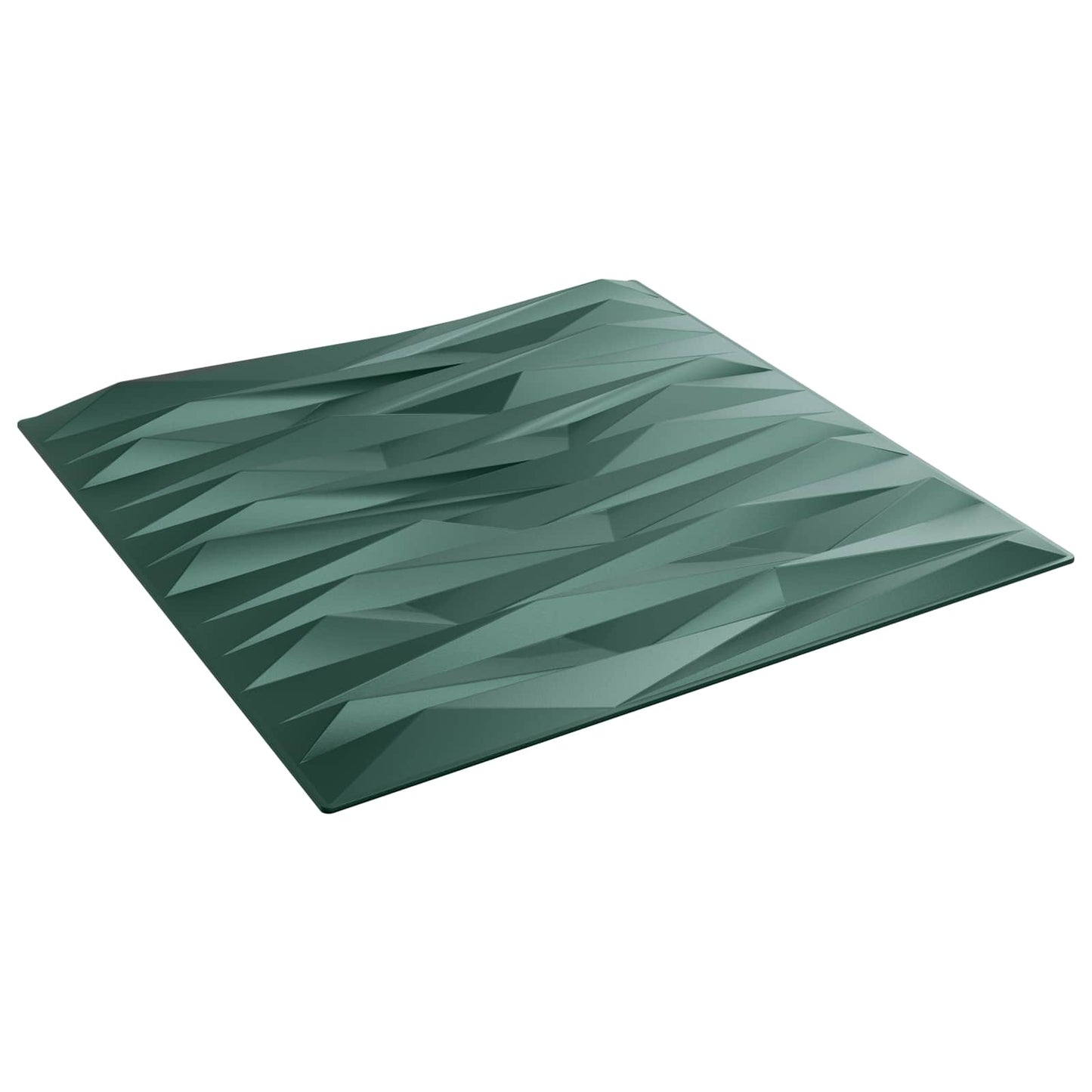 Vægpaneler 24 pcs Stone Grøn 50 x 50 cm XPS Skum