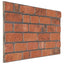 Vægpaneler 10 pcs Terrakotta 100 x 50 cm EPS Skum
