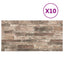Vægpaneler 10 pcs Flerfarvet 100 x 50 cm EPS Skum