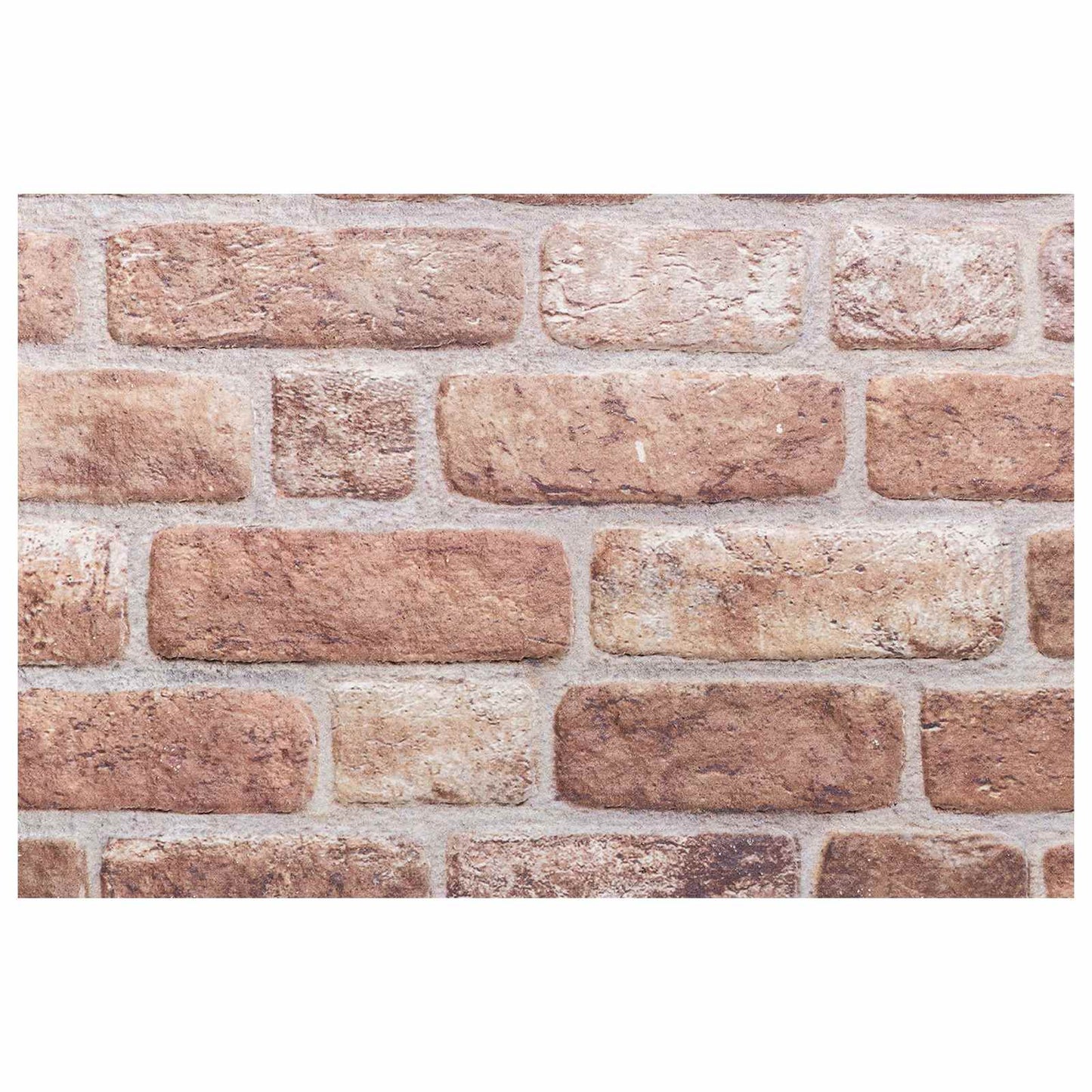 Vægpaneler 10 pcs Brun 100 x 50 cm EPS Skum