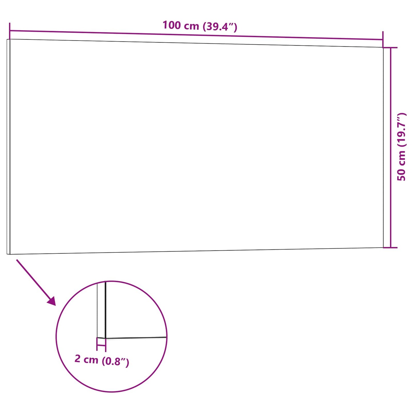 Vægpaneler 10 pcs Brun 100 x 50 cm EPS Skum